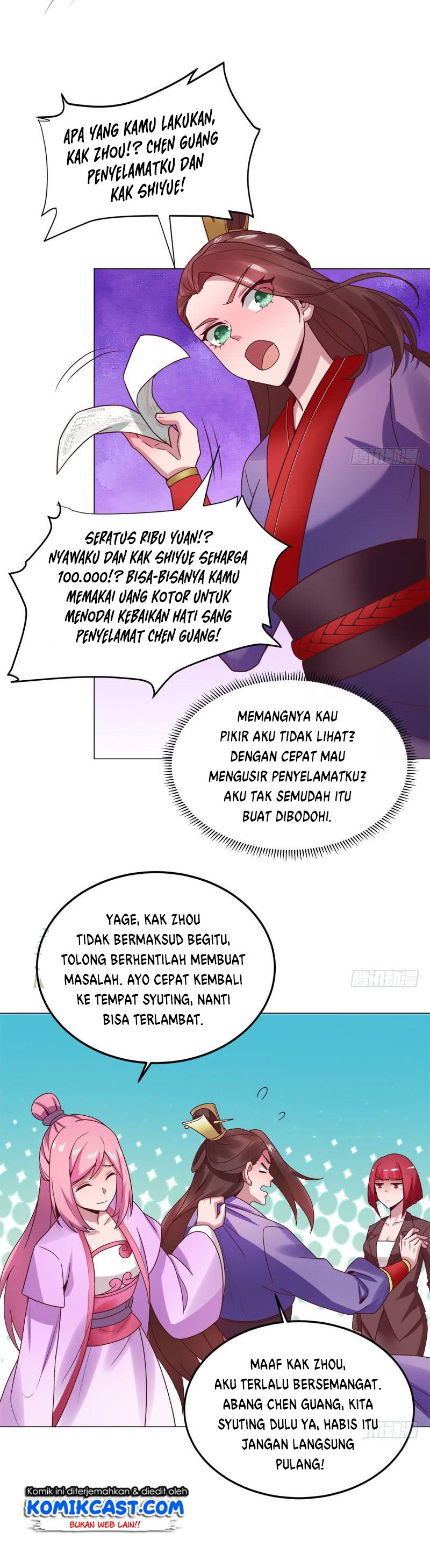 Carrying The Goddess Along Chapter 33 Gambar 13